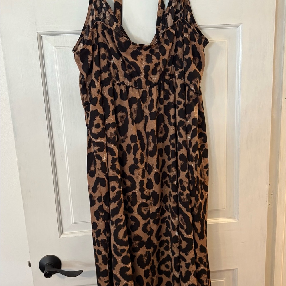 SHEIN Animal Print Maxi Dress - Picture 3 of 6